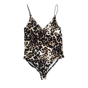Gaze leopard bodysuit
